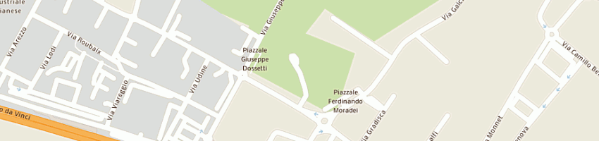 Mappa della impresa sicra srl a PRATO