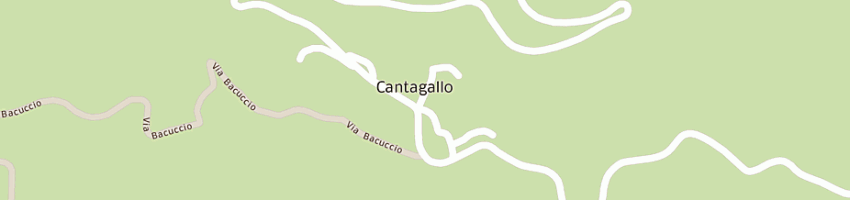 Mappa della impresa macelleria lorenzini di piero brunetti e c snc a CANTAGALLO