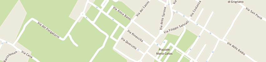 Mappa della impresa laboratorio odontotecnico di bandini ge c (snc) a PRATO