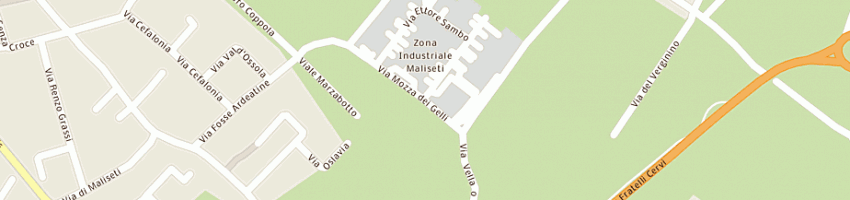 Mappa della impresa confezioni aurora (snc) a PRATO