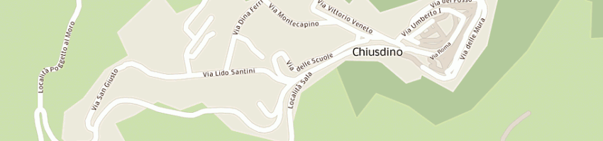 Mappa della impresa scuola elementare a CHIUSDINO