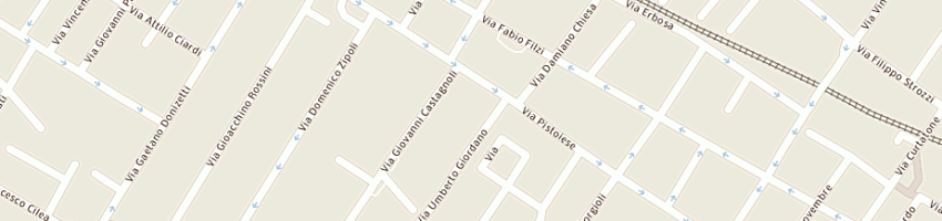 Mappa della impresa supermercati pam spa a PRATO