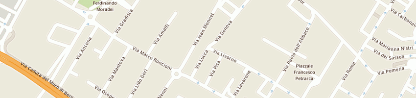 Mappa della impresa dfa elettrotecnica a PRATO