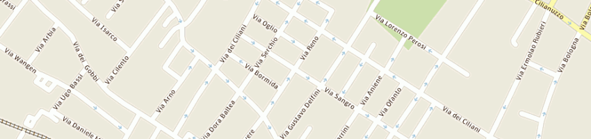 Mappa della impresa outside project snc di venturi barni e c a PRATO