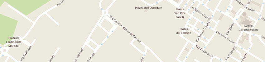 Mappa della impresa farmacie pratesi pratofarma spa a PRATO