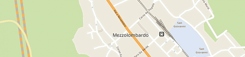 Mappa della impresa f e m pizza srl a MEZZOLOMBARDO
