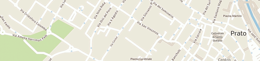 Mappa della impresa parrucchiera lina a PRATO