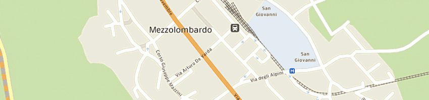Mappa della impresa cassa di risparmio di bolzano spa a MEZZOLOMBARDO