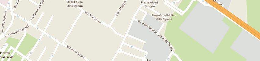 Mappa della impresa vetreria albatros a PRATO