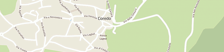 Mappa della impresa alla nuova merceria sas di fornasari melissa a COREDO