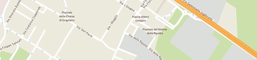 Mappa della impresa pizza piu' snc di becagli fiora anna e c a PRATO