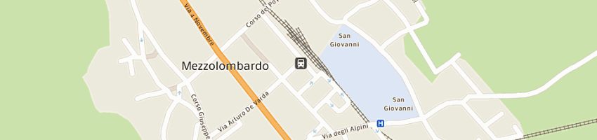 Mappa della impresa salone chiara di agostini chiara a MEZZOLOMBARDO