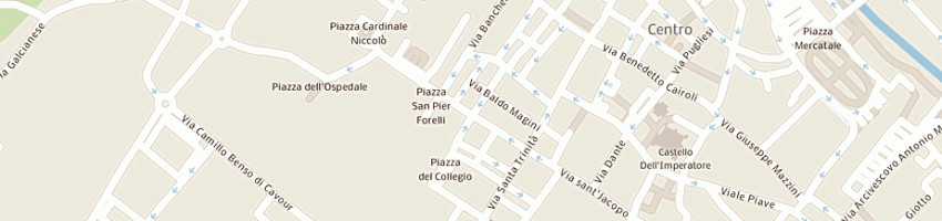 Mappa della impresa camiceria baldini a PRATO