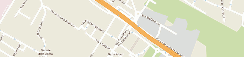 Mappa della impresa abbri andrea a PRATO
