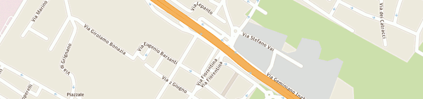 Mappa della impresa autotrasporti sedoni srl a PRATO