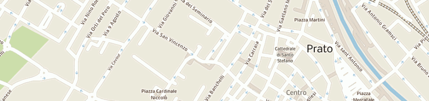 Mappa della impresa centro artistico musicale a PRATO