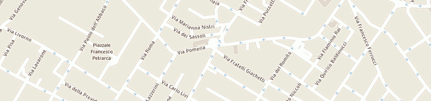 Mappa della impresa studio legale associato pinellini e denaro a PRATO