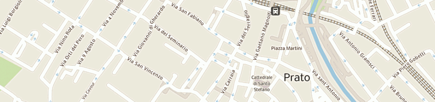 Mappa della impresa comune di prato a PRATO