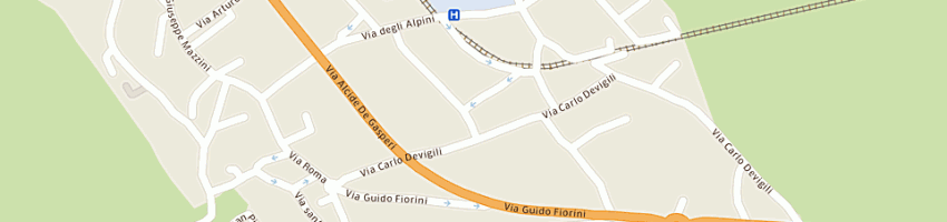 Mappa della impresa gioielleria della torre a TRENTO