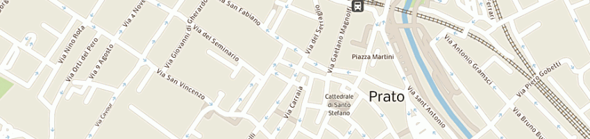 Mappa della impresa libreria mondadori a PRATO