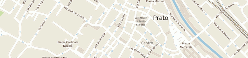 Mappa della impresa pizzeria 8 lanterne blu millocca maria a PRATO