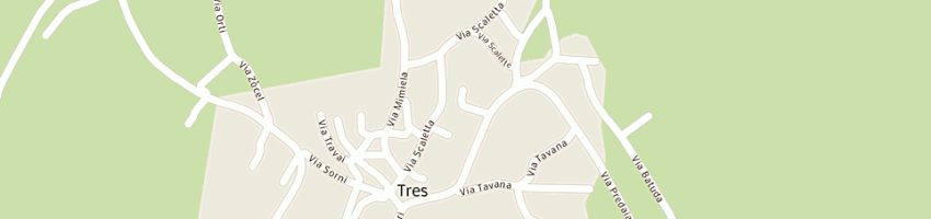 Mappa della impresa tlm di murer luca e c sas a TRES