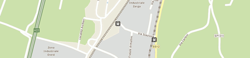 Mappa della impresa bolognani srl azienda vinicola a LAVIS