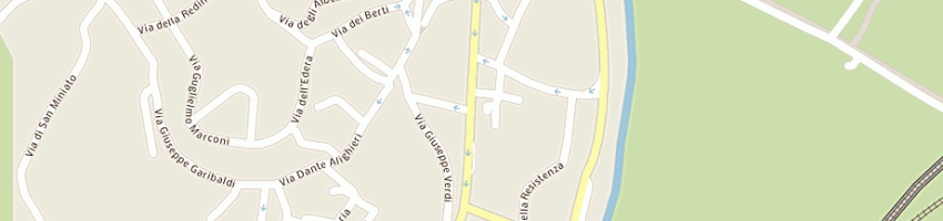 Mappa della impresa ristorante da foffo a SIGNA
