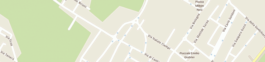 Mappa della impresa zoppi andrea giulio a PRATO
