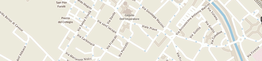 Mappa della impresa cesis centro servizi iniziative sociali srl a PRATO