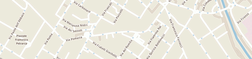 Mappa della impresa neon prato a PRATO