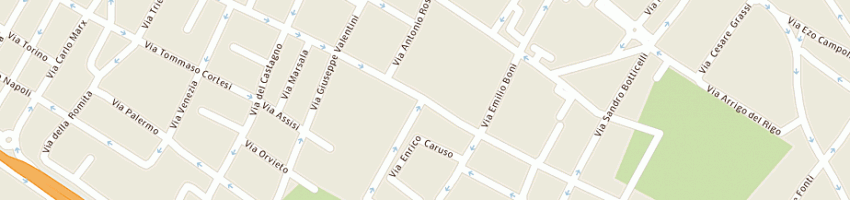 Mappa della impresa rinfreschi srl unipersonale a PRATO