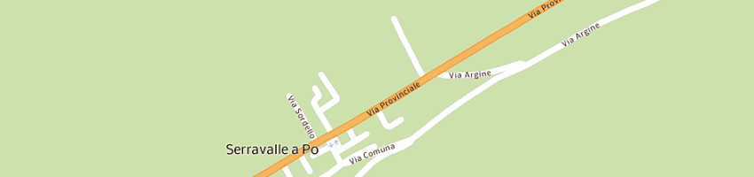 Mappa della impresa istituto geriatrico giulio canossa a SERRAVALLE A PO