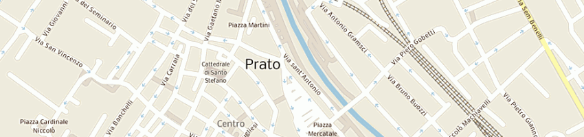 Mappa della impresa lucchesini paolo e c snc a PRATO