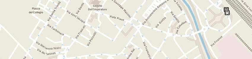 Mappa della impresa unitalsi a PRATO