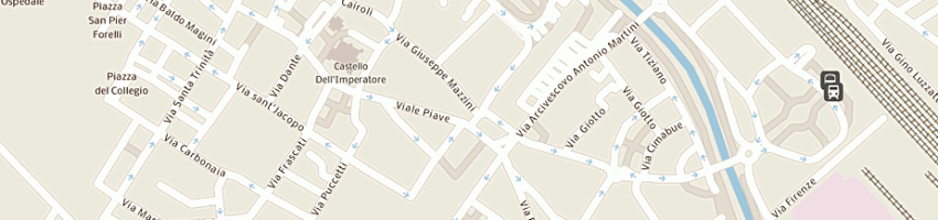 Mappa della impresa hotel san marco a PRATO