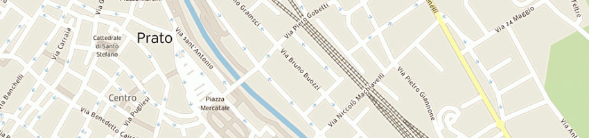Mappa della impresa medici fabrics di risaliti alberto a PRATO