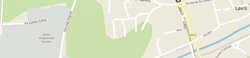 Mappa della impresa tomasi gioielli srl a TRENTO