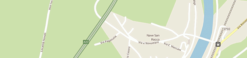 Mappa della impresa zeni ettore e c (snc) a NAVE SAN ROCCO