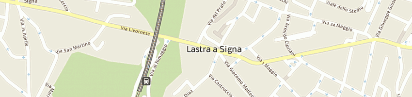 Mappa della impresa hair - office (snc) a LASTRA A SIGNA