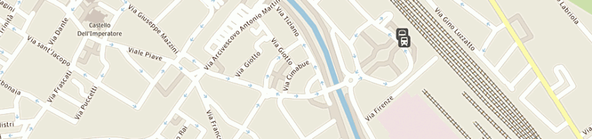 Mappa della impresa puligest srl a PRATO