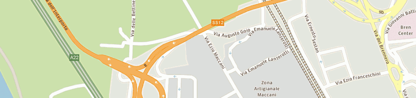 Mappa della impresa bar ristorante sara a TRENTO