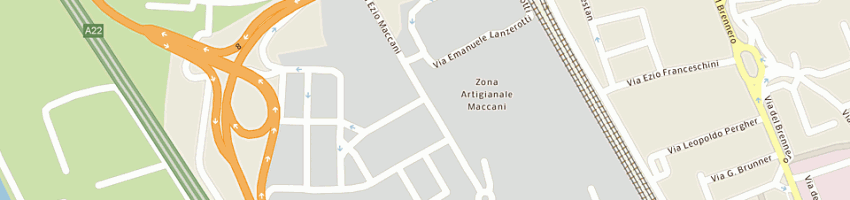 Mappa della impresa studio idea srl a TRENTO