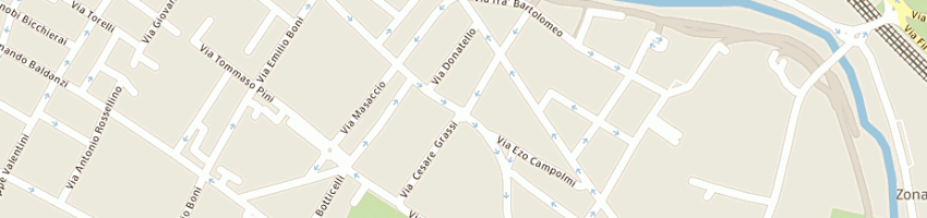 Mappa della impresa rosati mlm di marco rosati, massimiliano rosati e c snc a PRATO
