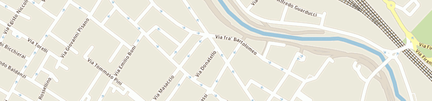 Mappa della impresa fiorini marco a PRATO