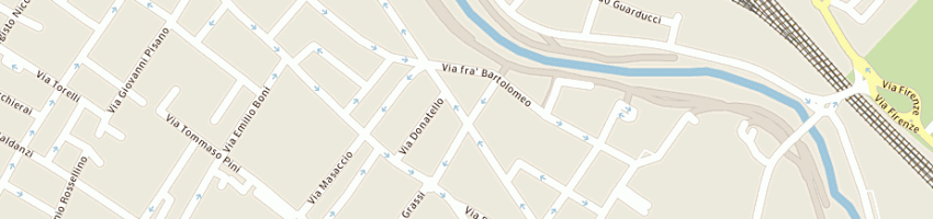 Mappa della impresa alexra di fregoli alberto a PRATO