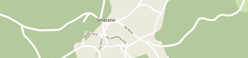 Mappa della impresa albergo elda - alimentari a SMARANO