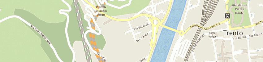 Mappa della impresa officina verruca di menestrina william a TRENTO