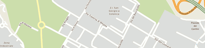 Mappa della impresa proxima srl a PRATO