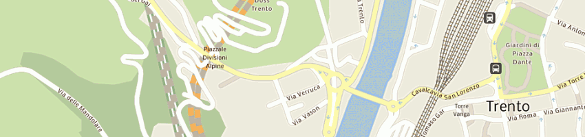 Mappa della impresa tecnobase srl a TRENTO